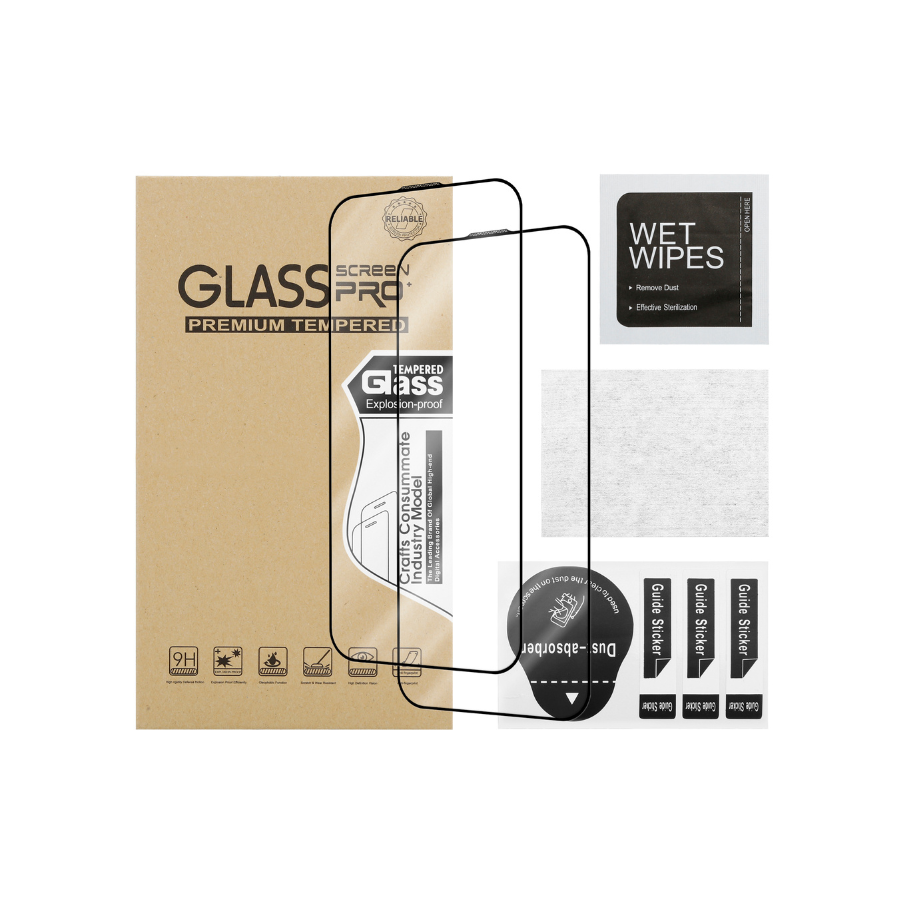 Rayal 2-Pack Tempered Glass Screen Protector for iPhone 16 Pro Max (6.9")