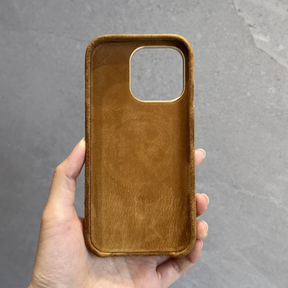 “YUBO Real Suede Leather Case for iPhone 16 Pro Max”