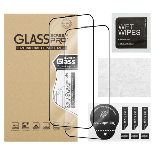 RAYAL 2-Pack Screen Protector for iPhone 16 Pro Max (6.9") – Tempered Glass with Install Kit