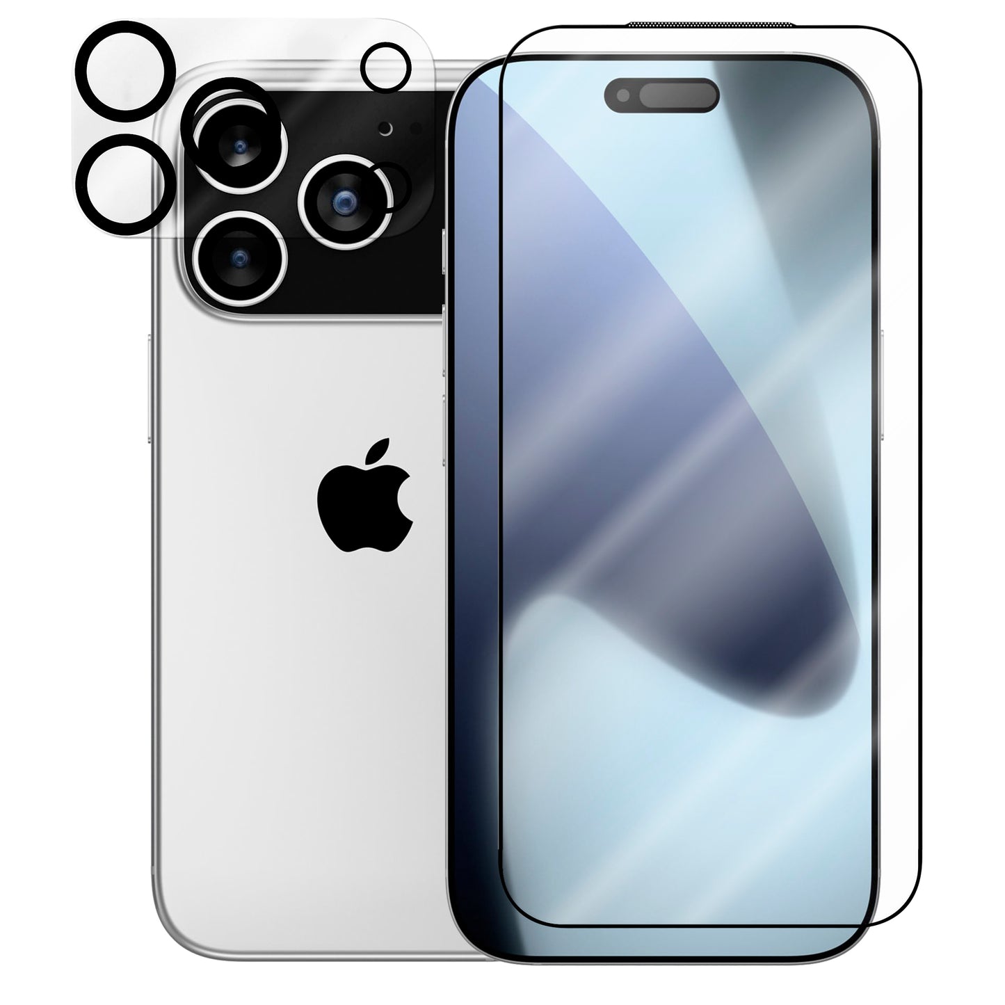 RAYAL Iphone 17 pro max screen guards with camera protectors [3 pack]