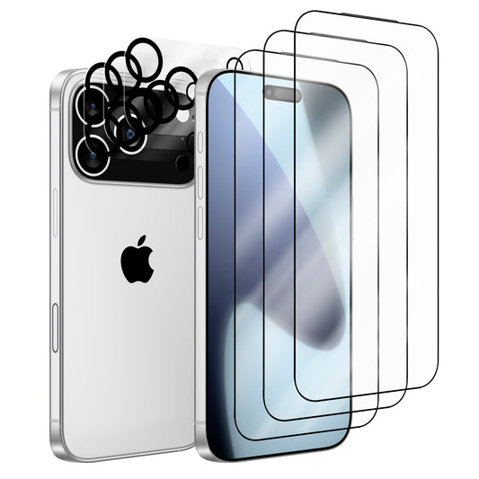 RAYAL Iphone 17 pro max screen guards with camera protectors [3 pack]